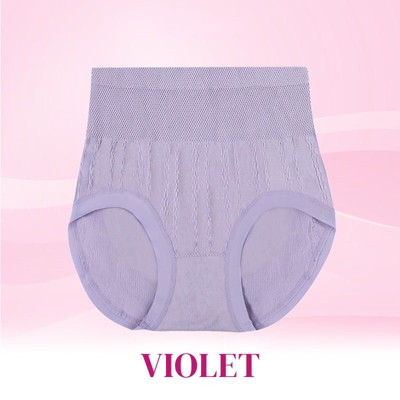 Lot de 4 Culottes Taille Haute Anti-Fuites