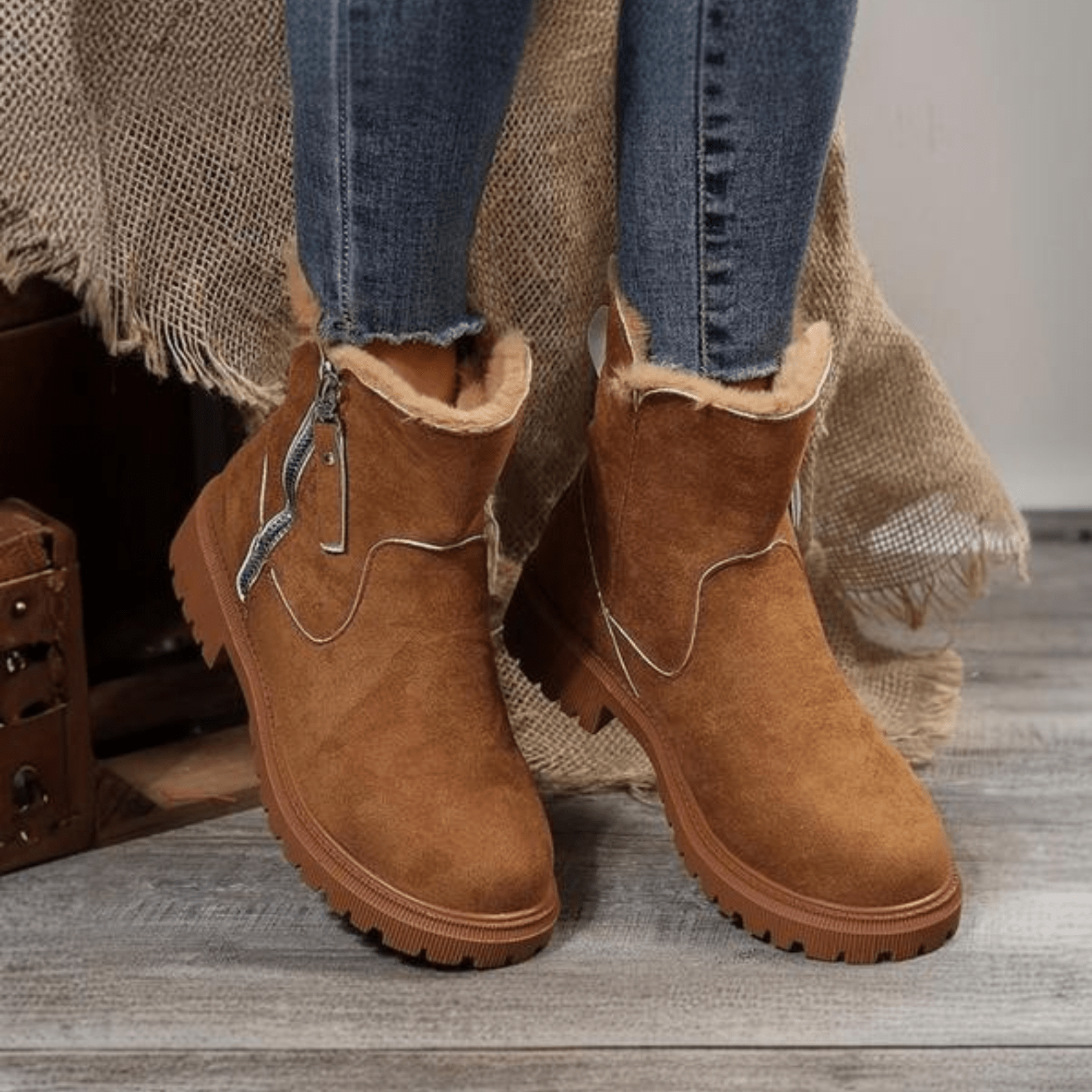 Lira | Bottes zippées décontractées et chaude | ACHETEZ-EN 1, OBTENEZ-EN 2