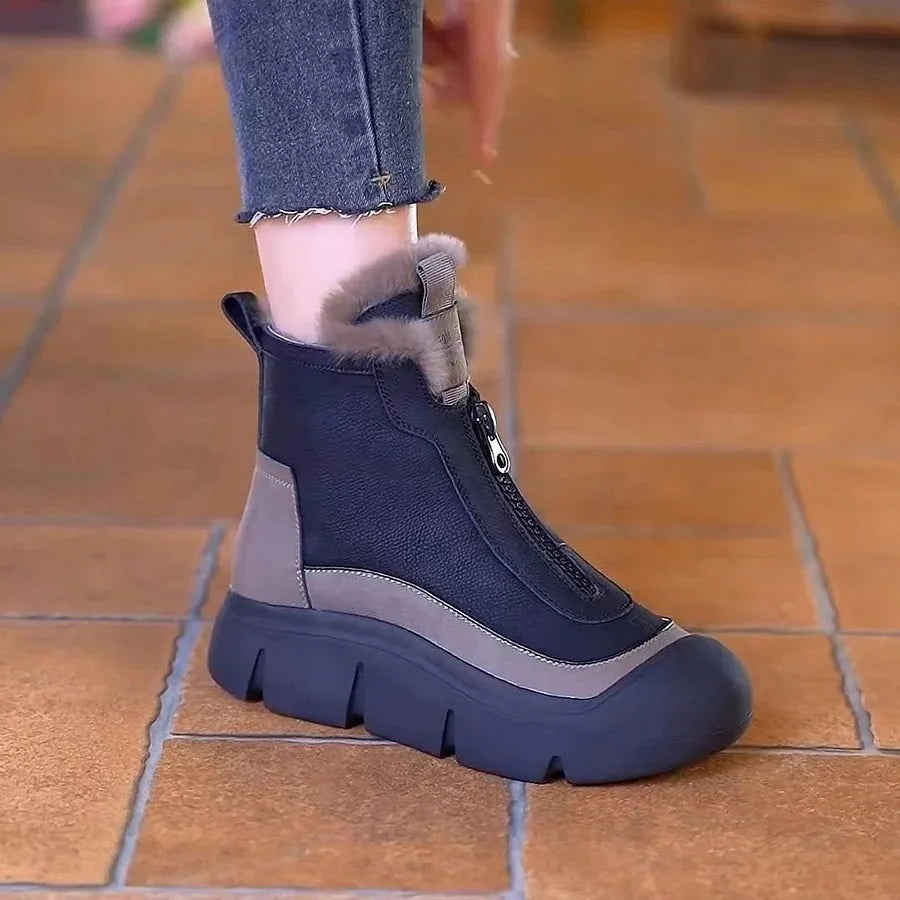 Bottines d'hiver Confortables Pour Femmes Imperméables Antidérapantes