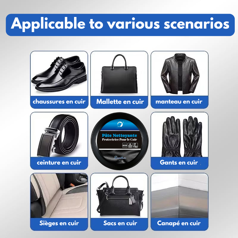 VEGIRO | Pâte nettoyante protectrice pour le cuir