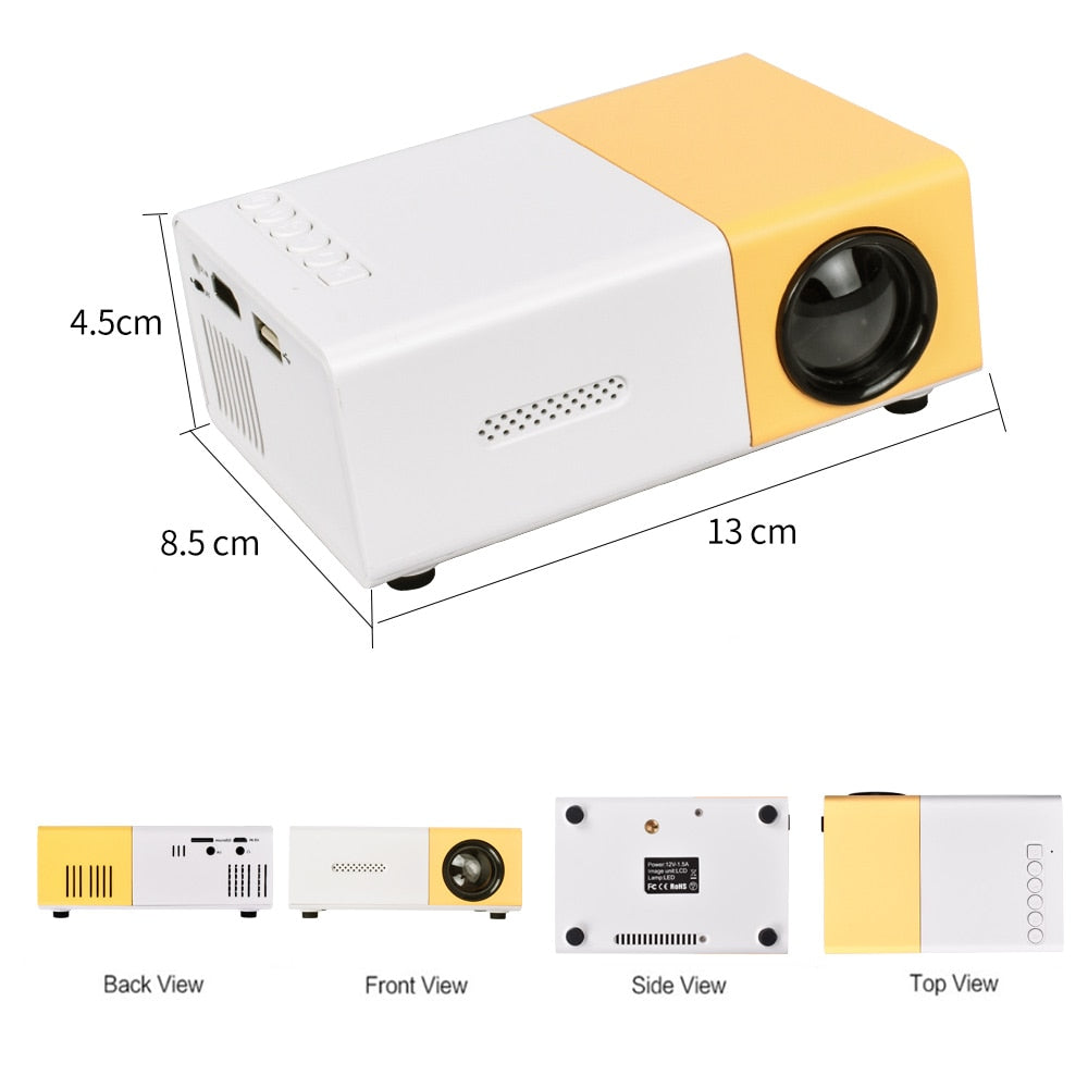 VEGIRO | Mini projecteur de cinéma portable Full HD 1080P