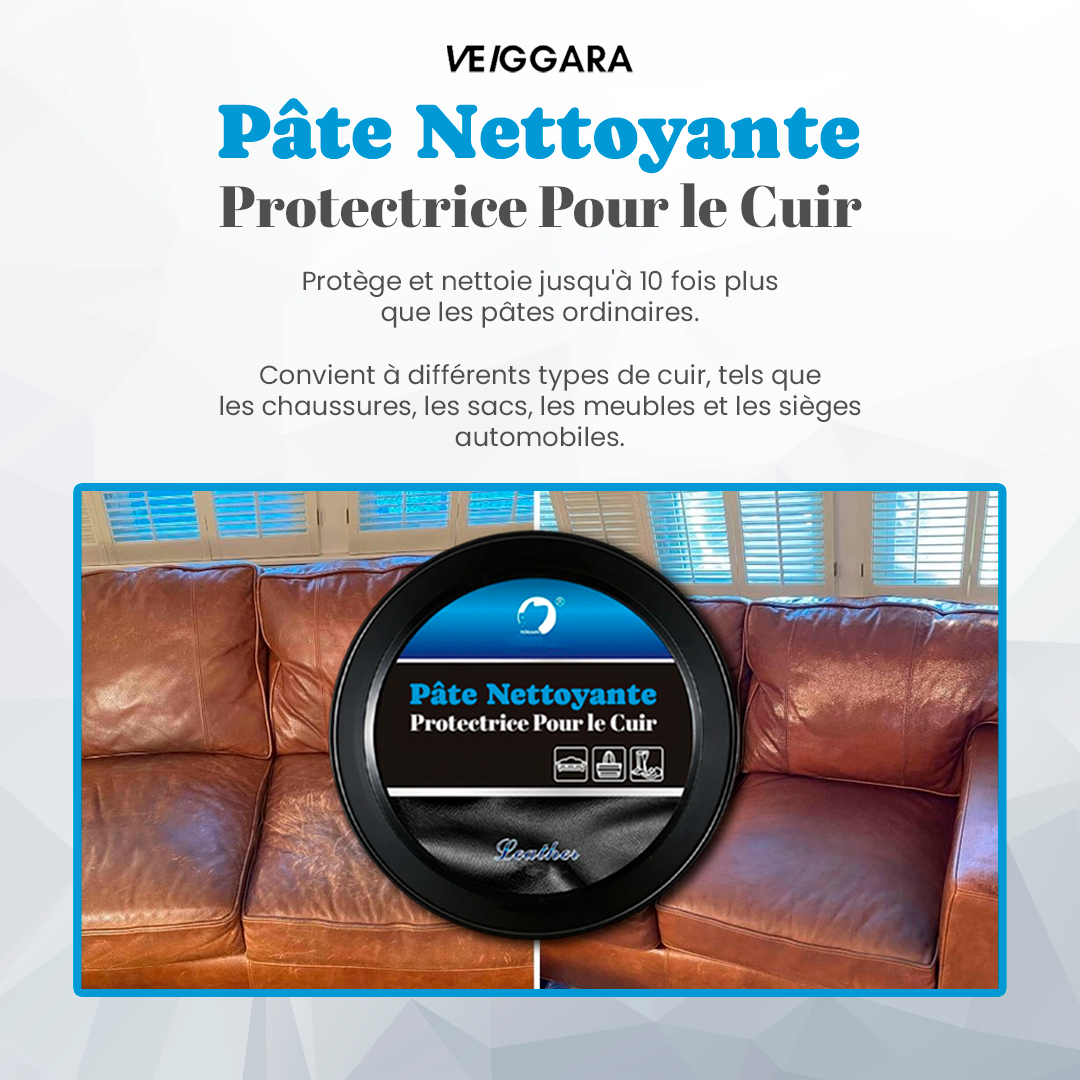 VEGIRO | Pâte nettoyante protectrice pour le cuir