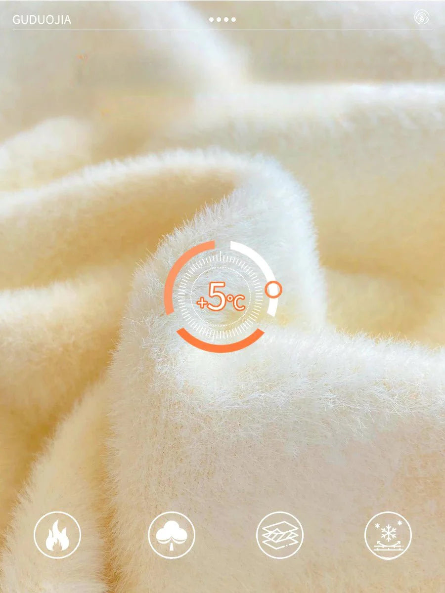 Pull Col Roulé Doublure