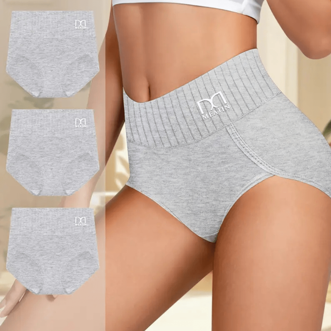Pack de 6 culottes taille haute