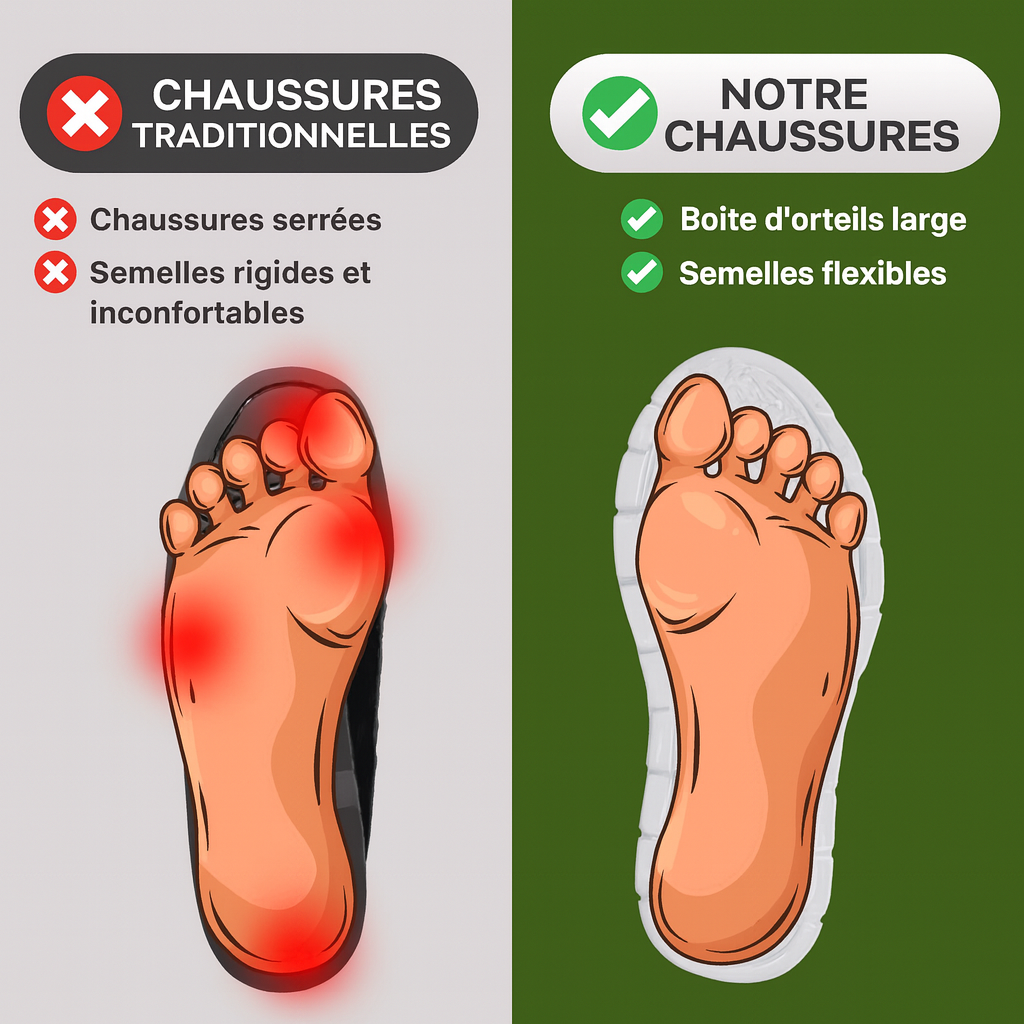 Chaussures Orthopédiques Pheron Comfort Titanium - Achetez-en une, la deuxième est offerte!