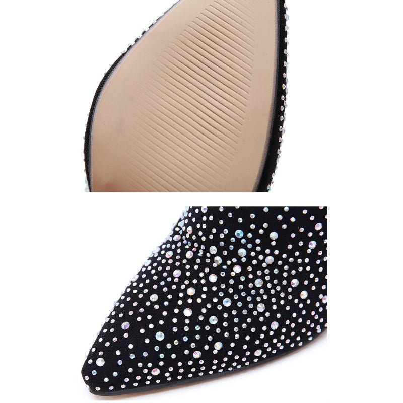 Bottes scintillantes pour femme