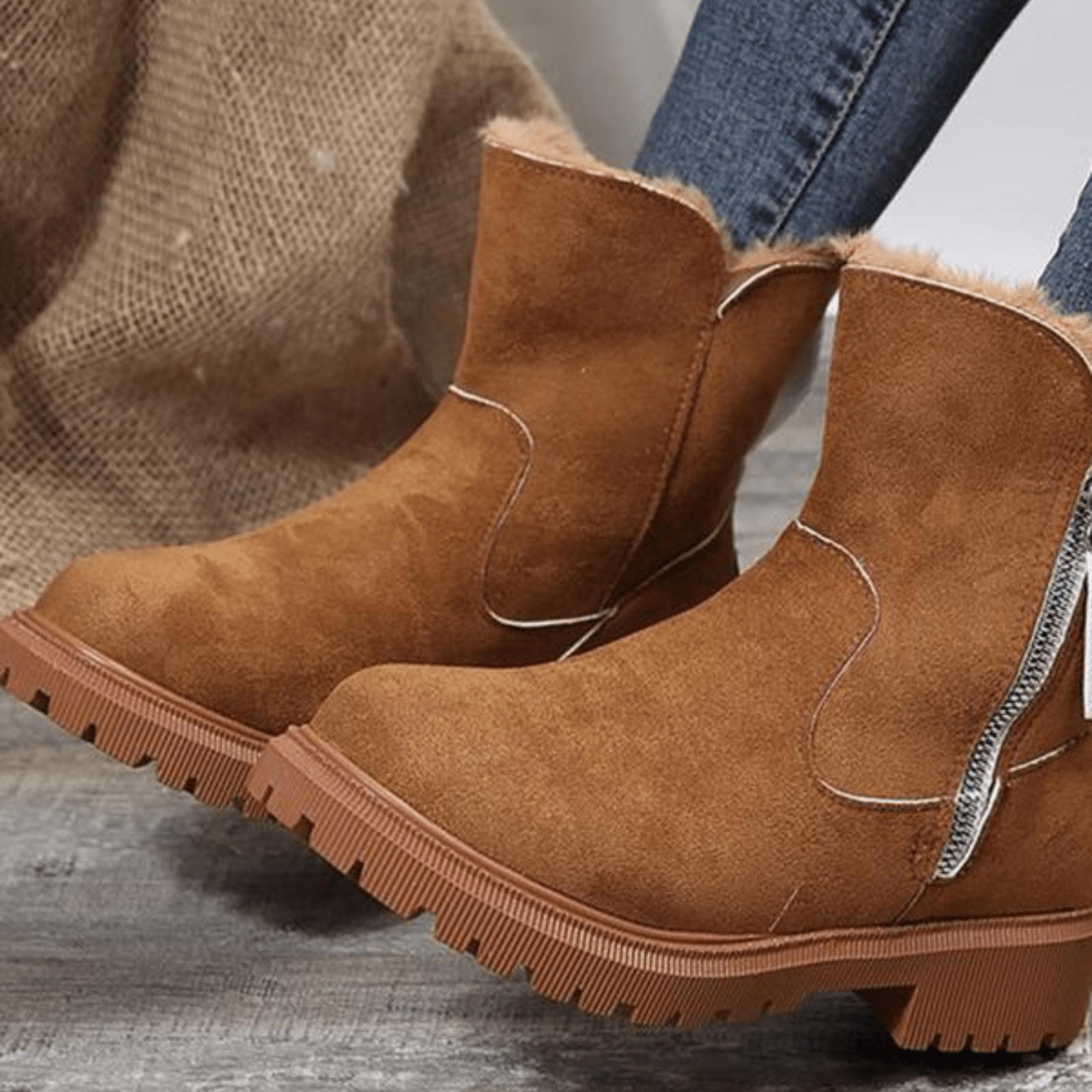 Lira | Bottes zippées  décontractées et chaude | ACHETEZ-EN 1, OBTENEZ-EN 2