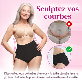 Lot de 4 Culottes Taille Haute Anti-Fuites