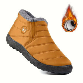 Bottes de neige imperméables pour femmes à hauteur de cheville