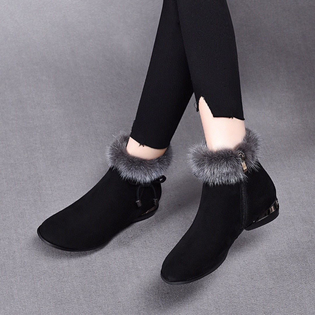 Bottines d'hiver en cuir souple | ACHETEZ-EN 1, OBTENEZ-EN 2