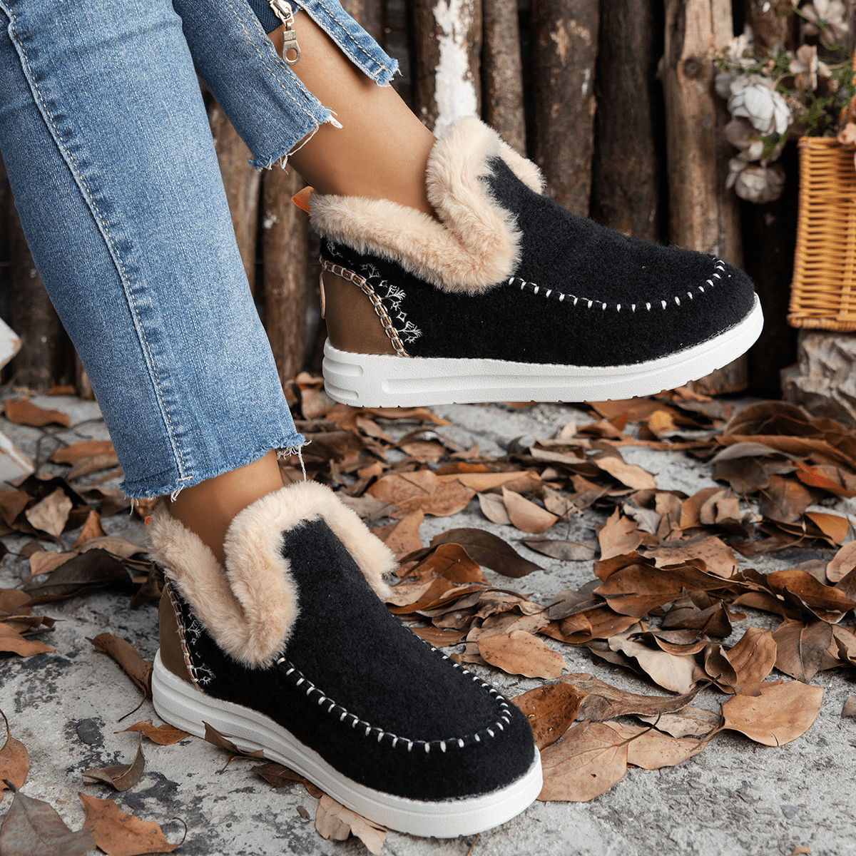 Chaussons Melissa d'hiver pour femme