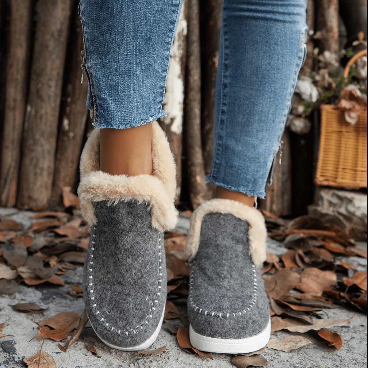 Chaussons Melissa d'hiver pour femme