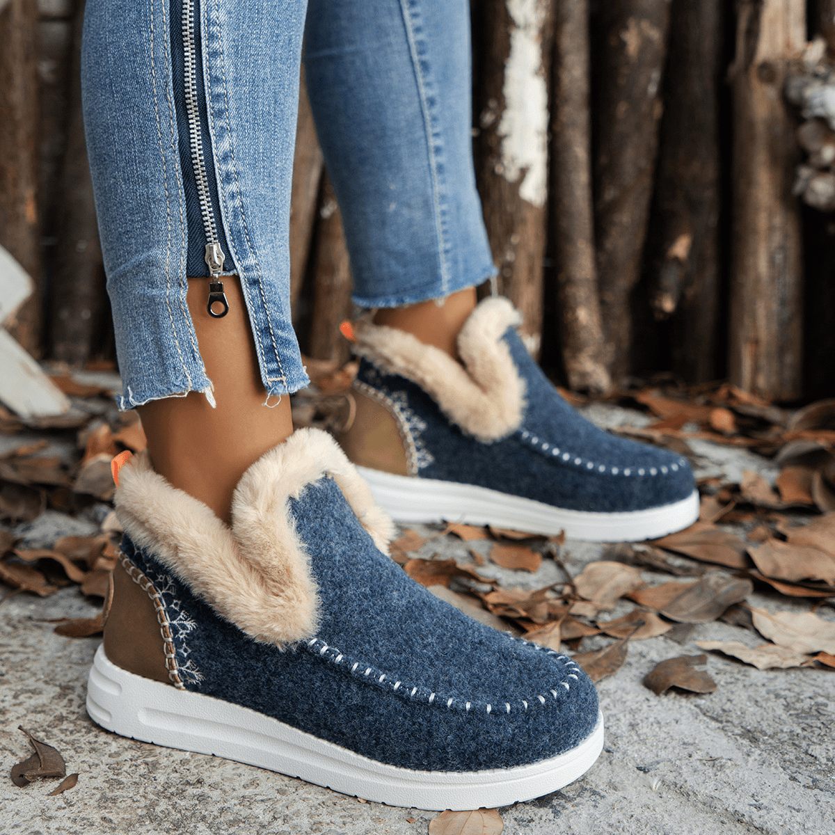 Chaussons Melissa d'hiver pour femme