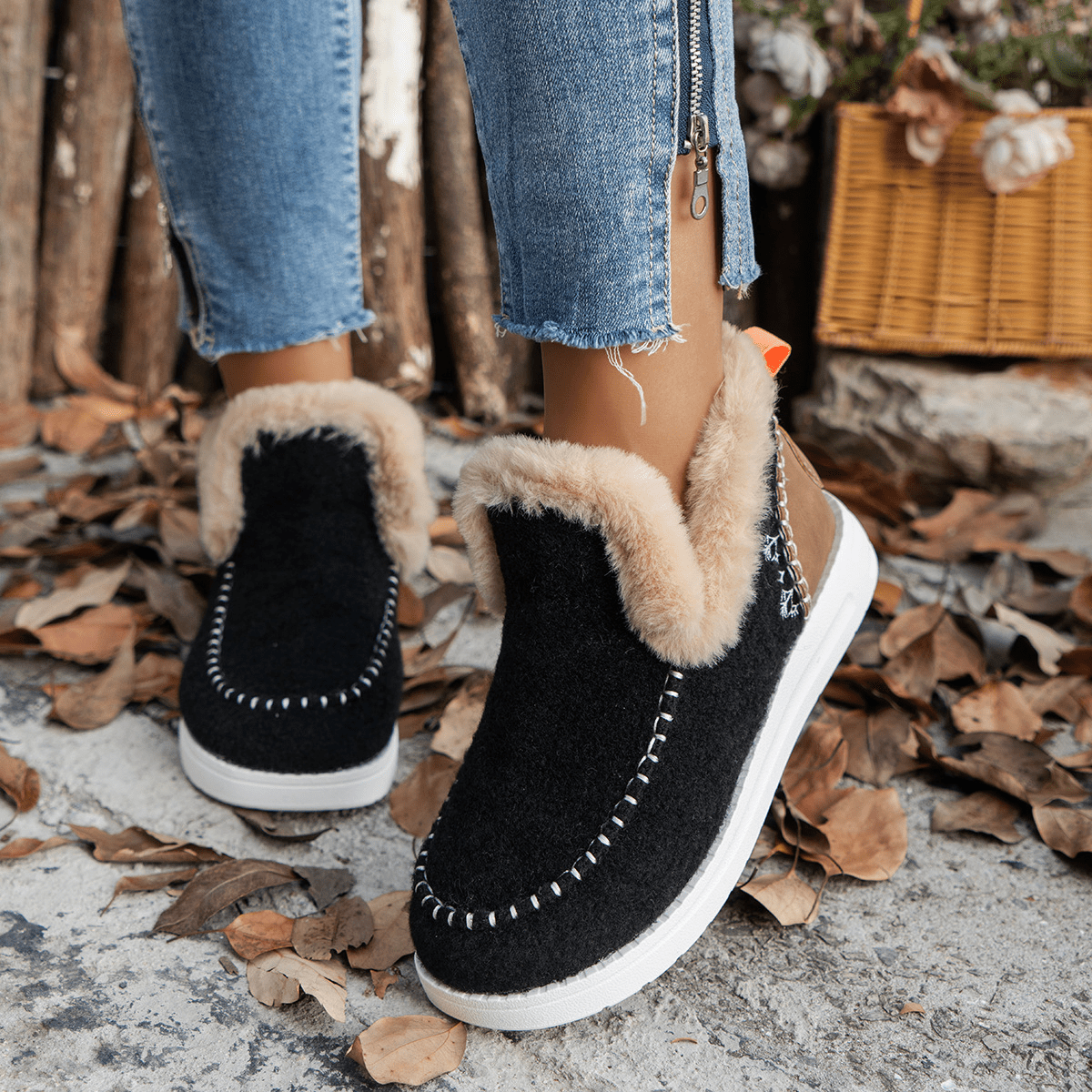 Chaussons Melissa d'hiver pour femme