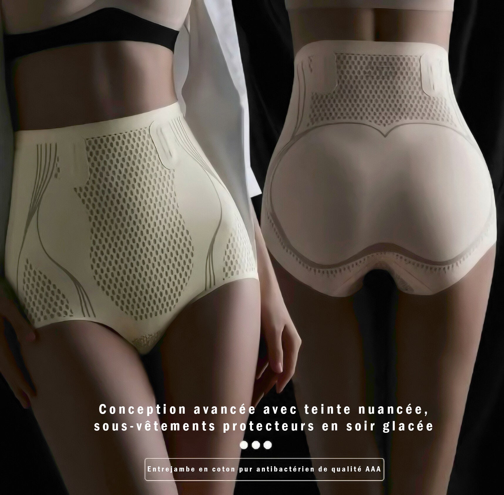 SOUS VÊTEMENTS DE MODELAGE RÉPARATEURS EN FIBRE IONIQUE