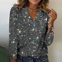 Monique | Haut en sequins