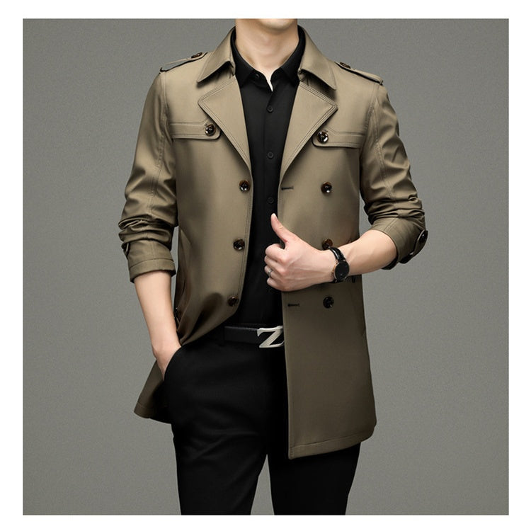 VEGIRO | Veste Coupe-Vent Double Boutonnée pour Hommes