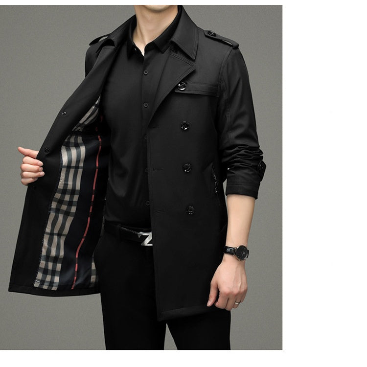 VEGIRO | Veste Coupe-Vent Double Boutonnée pour Hommes