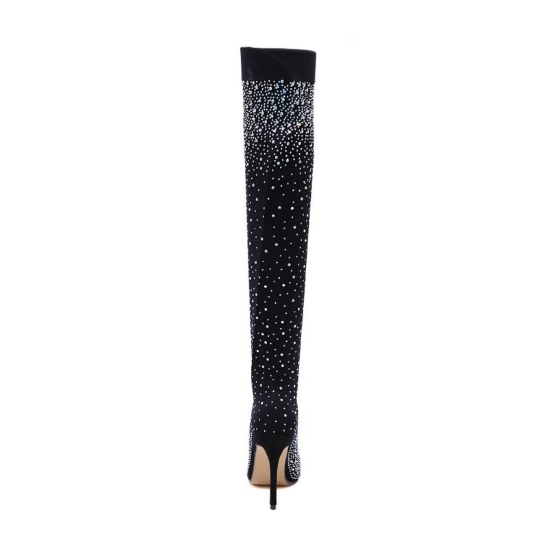 Bottes scintillantes pour femme