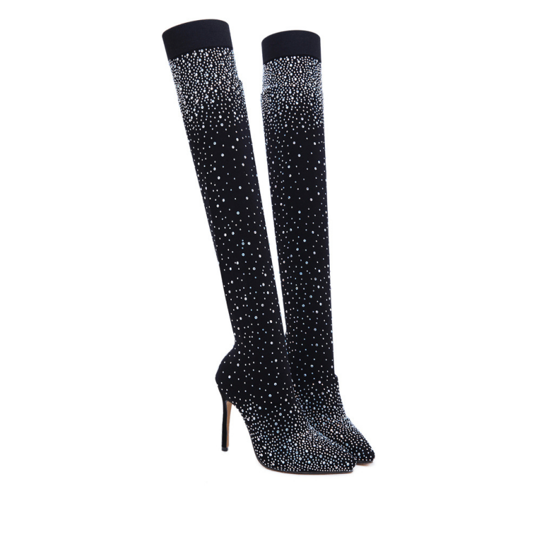 Bottes scintillantes pour femme